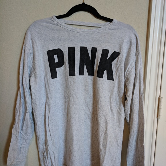 PINK Victoria's Secret Tops - PINK VS Campus Open-Back Tee